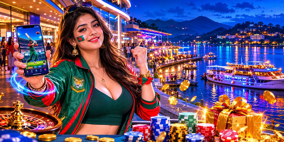 Cricket betting app download experience on Rangamati beach